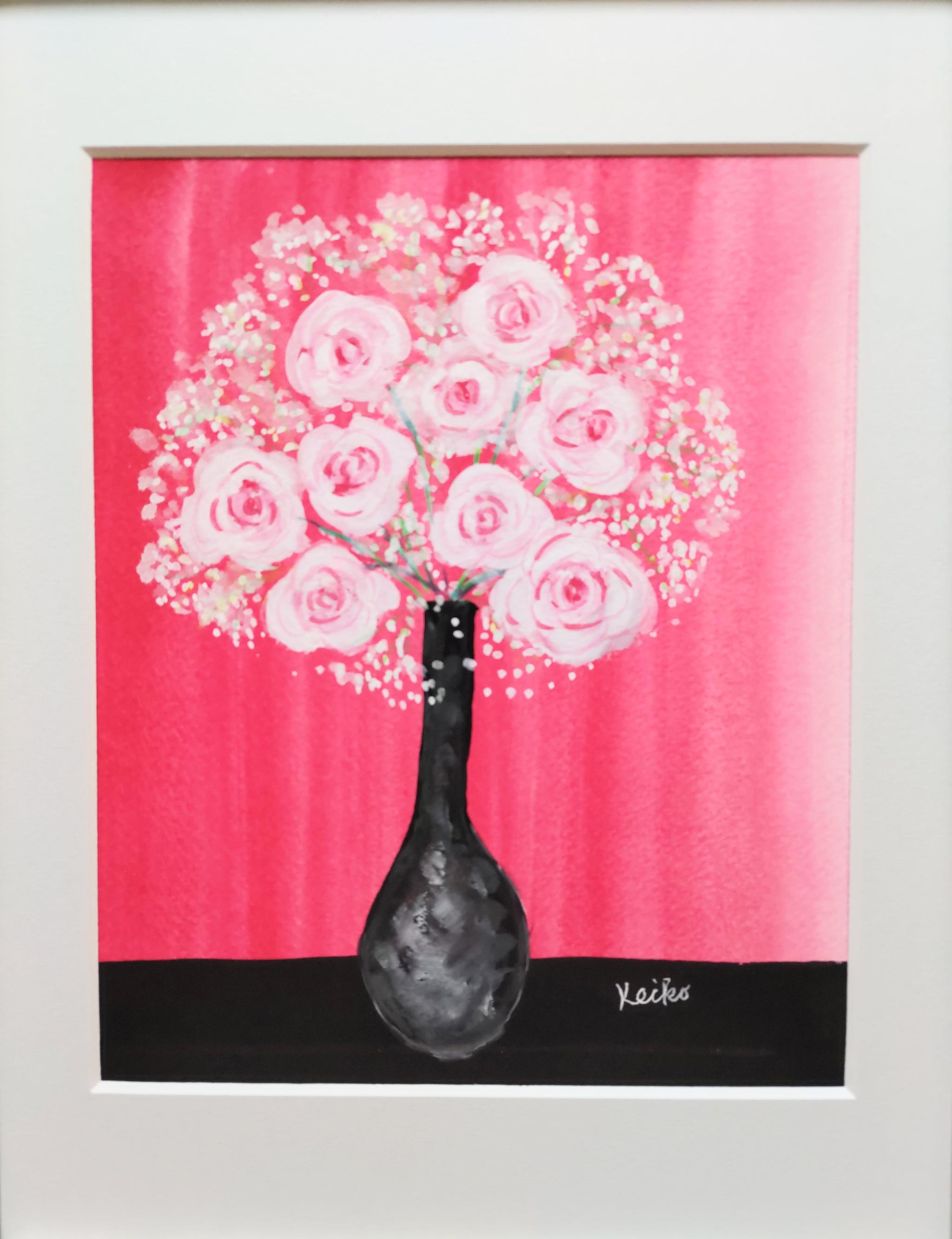 New初恋　原画送料無料ガッシュ画 | 3枚目