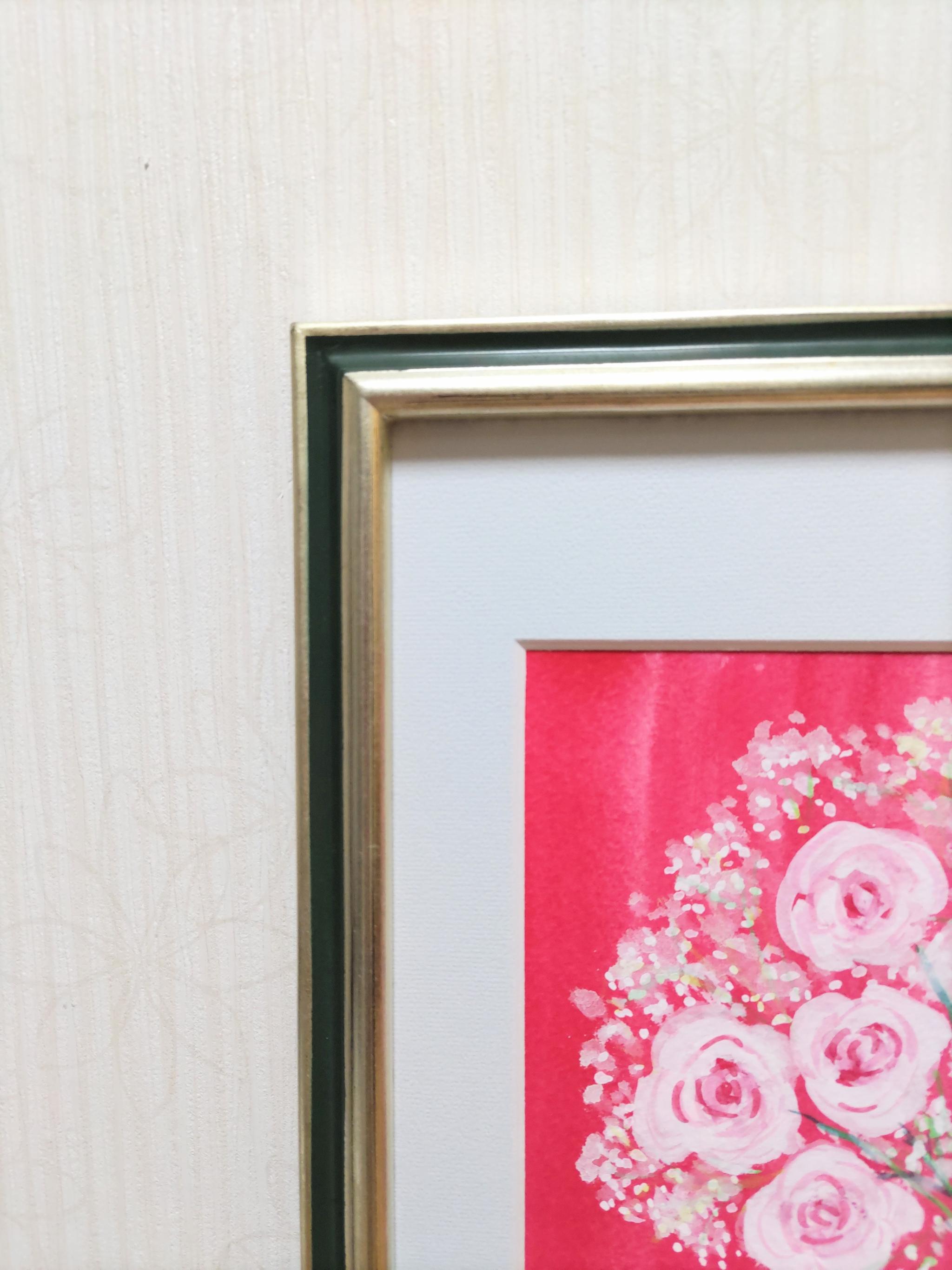 New初恋　原画送料無料ガッシュ画 | 4枚目